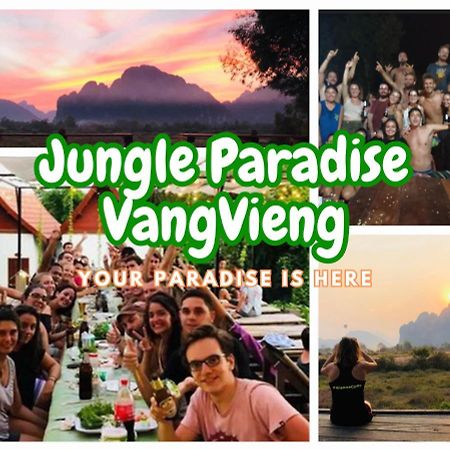 Jungle Paradise Vangvieng - Bungalows Vang Vieng Zewnętrze zdjęcie