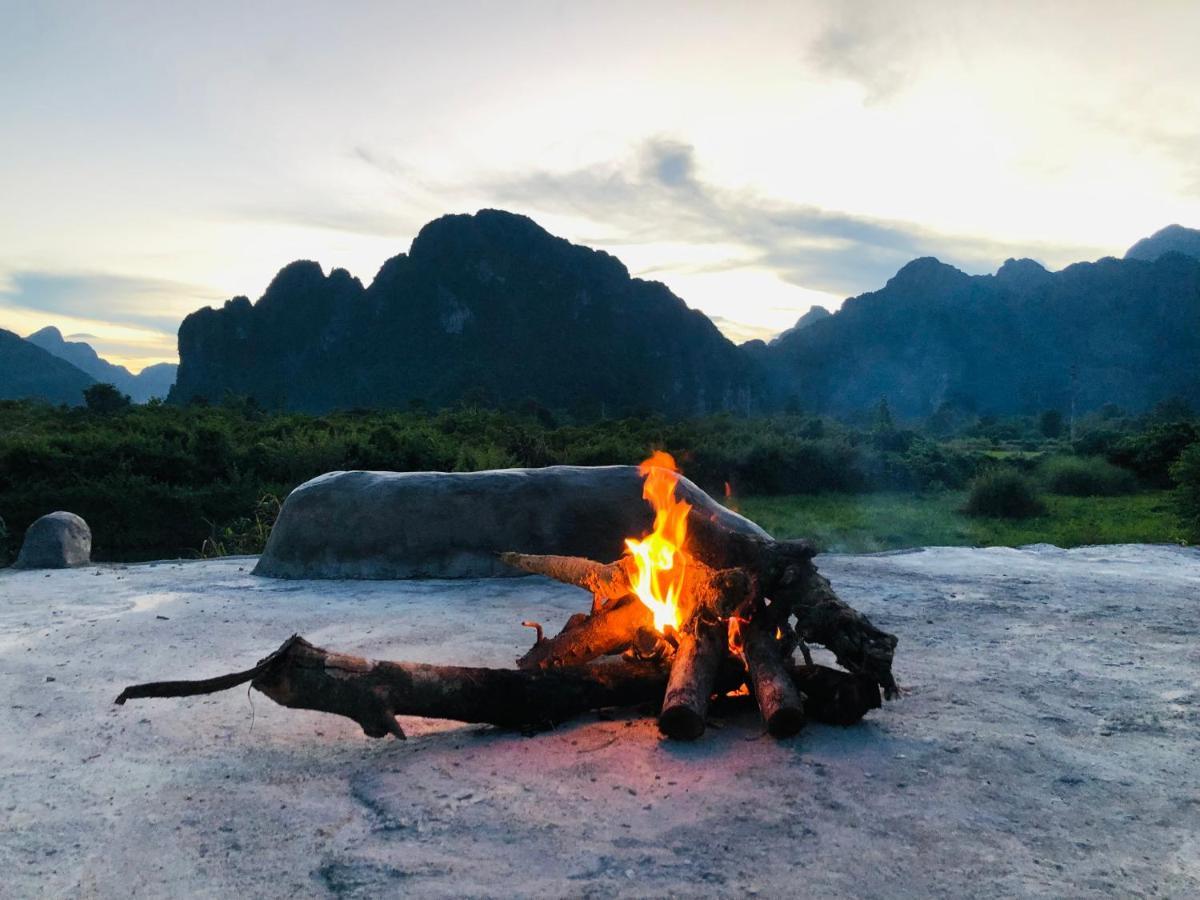 Jungle Paradise Vangvieng - Bungalows Vang Vieng Zewnętrze zdjęcie